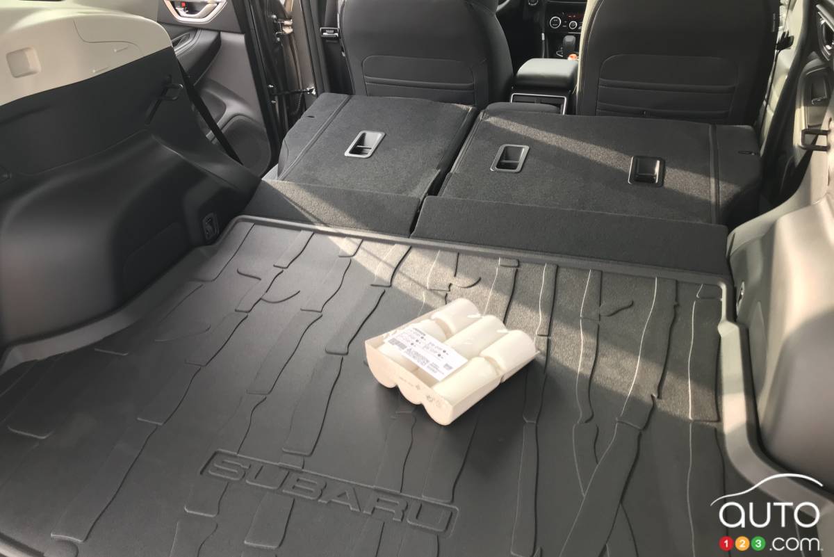 Subaru Forester 2021, espace de chargement